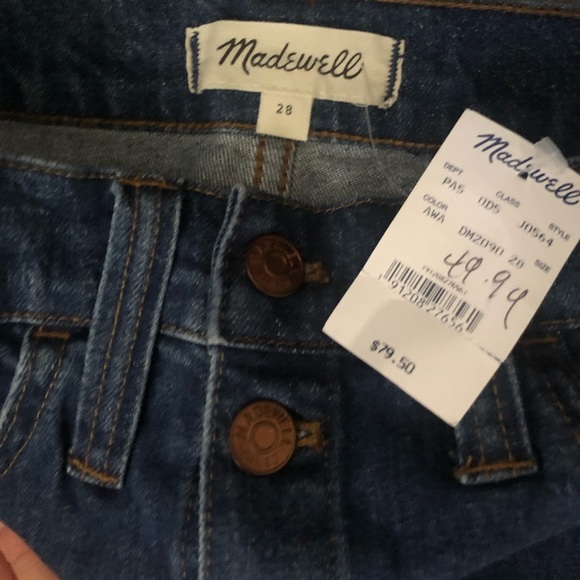 NWT Madewell Button Front Skirt - Picture 4 of 4